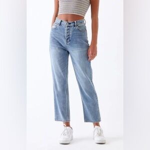 PacSun Sky Blue Cropped Jeans